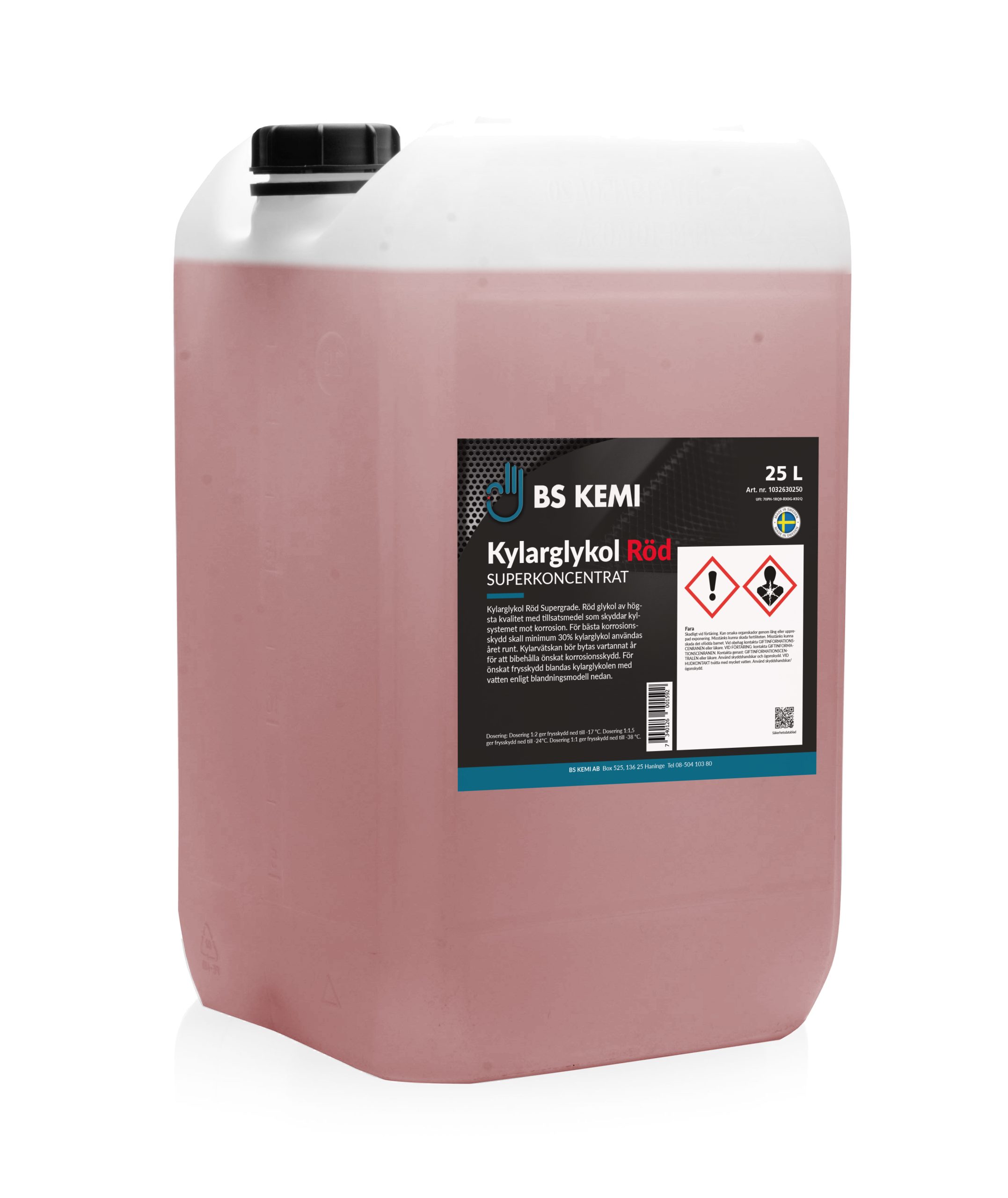 Kylarglykol-röd-25l